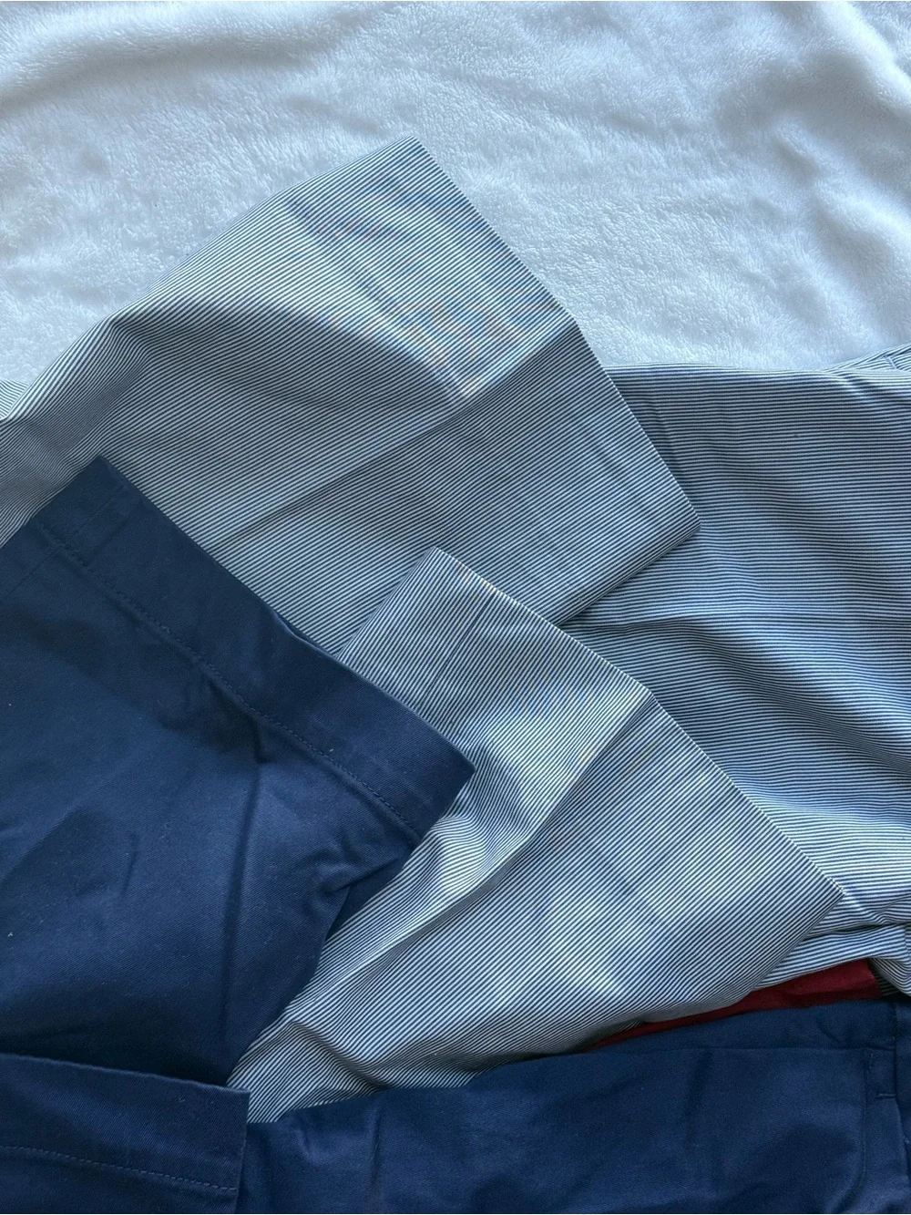 Men's Casual pants (set of 3) Navy, Red, Light Gray